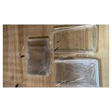 Gersoniel Trading Cards Protector Case Acrylic Clear Baseball Card Holders with Label Position Hard Sleeves Small Sturdy Storage Box for Standard Collector Sport Game Grade(6 Pieces)