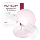 Momcozy Silicone Nipple Shields for Breastfeeding, Flower Shape Petal Design, Ultra Thin & Soft for Flat or Inverted Nipples, Flexible Nursing Shield, BPA/BPS Free (1 Pair, 17mm)