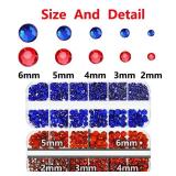 Blue Sapphire Flatback Rhinestones Pack