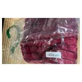 decorUhome Faux Fur Spring Throw Pillow Covers 18x18 Set of 2, Decorative Soft Plush Striped Neutral Couch Pillow Covers with Velvet Back for Sofa, Bed, Living Room Home, Burgundy