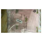 Wink Deer Twin Comforter Set with Sheets for Girls-5 Pieces Twin Bedding Sets with Pink Comforter, Sheets, Pillowcase & Sham for Kids (Pink Gold Bow, 66\" X 86\")