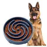 JASGOOD Slow Feeder Dogs Bowl for Large Medium Dogs,Anti-Gulping Pet Slower Food Feeding Bowls Stop Bloat,Preventing Choking Healthy Design Dogs Bowl