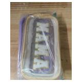 SilTriangle 4 Pcs Mama and Baby Toiletry Bag Clear Chenille Letter Pouch Snacks Makeup Stuff Travel Diaper Bag Preppy Transparent Pouch with Zipper for Women Gift(Macarons Color)