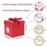 Elephant-package 12Pack Red 6Inch Gift Boxes with Lids, Squared Boxes with Lids Perfect for Christmas, Valentineâs Day, Birthday Present Packing, Party Favor, New Year.