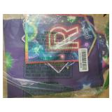 ArianQicult Neon Video Game Cupcake Stand - 3-Tier Glow Video Game Round Cake Stand Cupcake Tower, Gaming Themed Cardboard Dessert Holder Party Decorations for Kids Boys Birthday Party Supplies