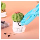 Roamall Safety Eye Tool - Safety Eye Snapper Tool for Attaching Eyes 5-30mm Crochet Tools for Amigurumi Crochets Stuffed Animal Crafts Doll Making Supplies Blue