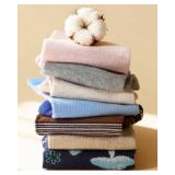 Lalapapa Cotton Compression Socks for Women Men - 2 Pairs 20-30mmHg Circulation Arch Support Socks, Comfortable Breathable, Warm Oat & Beige, L / XL