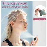 opasyo Portable Mini Refillable Perfume Atomizer Bottle, Travel Size Refillable Perfume Refill Bottle - Perfume Atomizer Refillables, Scent Pump Case, Small Perfume Spray 4 Pcs Pack of 5 ml (2)