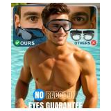 Rantizon Swim Goggles 2 Pack, Wide View Anti Fog&UV Swimming Goggles for Audlt, No Leaking Swim Glasses for Men Women Youth