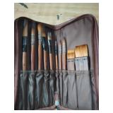 Professional Chinese Calligraphy Brush Set with Case