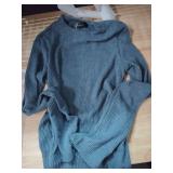 ANRABESS Womens Long Sleeve Shirts Scoop Neck Ribbed Knit Slim Fitted Tops Casual Basic Tee 2025 Fall Fashion Outfits Clothes Purple Small