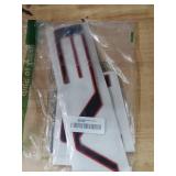 Tailgate Inserts Letters Compatible for 2019-2025 Sverado, 3D Raised & Strong Adhesive Decals Letters (Gloss Black with red Border)