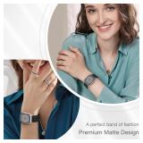 Light House Bands Compatible with Apple Watch Band, Matte Lightweight Premium Resin Apple Watch Bands for Women and Men,38mm 40mm 41mm for iWatch Bands Series 9 Series 8 Ultra SE 7 6 5 4 3 Matte Black