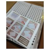 SNSLXH 5 Pack Stackable Closet Storage Basket, Multifunctional & Foldable Closet Organizer for Bathroom Kitchen Laundry Room Wardrobe Storage, Space-Saving Clothes Storage Drawer Organizer, White