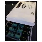 C9 Green Outdoor Christmas Lights - Roofline & Patio String Lights - 25 Foot