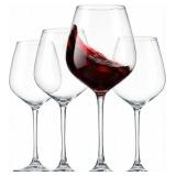 Paksh Novelty Italian Red Wine Glasses - 18 Ounce - Wine Glass Clear (Set of 4)