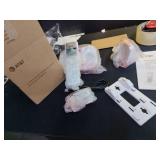 AT&T DECT 6.0 Expandable Cordless Phone with Answering System, Silver/Black with 1 Handset (CL82107)