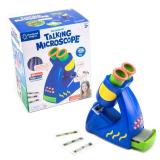 Educational Insights GeoSafari Jr. Talking Kids Microscope, Preschool STEM Toy, Featuring Bindi Irwin, Microscope for Kids, Gift for Toddlers Ages 3+