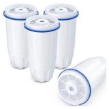 Upgraded Water Filter Replacement for Zero Pitcher and Dispenser ZR-001 ZR-004 ZP-006 ZR-017, Multi-Stage Filter System, Effectively Reducing Lead, Chromium, PFOA, and PFOS, Pack of 4, By DESENRUIS