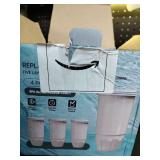 Upgraded Water Filter Replacement for Zero Pitcher and Dispenser ZR-001 ZR-004 ZP-006 ZR-017, Multi-Stage Filter System, Effectively Reducing Lead, Chromium, PFOA, and PFOS, Pack of 4, By DESENRUIS