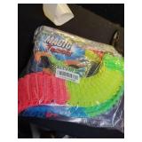 Ontel Magic Tracks 10 Foot Glow In The Dark Bendable Flexible Racetrack with LED Light-Up Race Car, Educational Playset Birthday Gift for Ages 3+