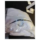 ChrisDowa White 100% Blackout Curtains for Bedroom with Black Liner, 2 Thick Layers Total Blackout Thermal Insulated Grommet Window Curtains 2 Panels Set (Pure White, 52 x 72 Inch)