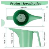Relaxweex 2 Pcs Bird Seed Scoop, Pet Food Scoop Large Capacity Suitable Narrow Spout for Small Animal Food Tube Feeders Ease in Filling Bird Feeders, Green