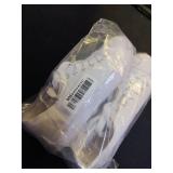 hello basics White Canvas Shoes for Women Casual Low Top Sneakers Fashion Womens Tennis Shoes, White, Size 7