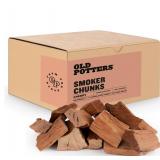 Old Potters Smoker Wood Chunks ~12 lbs for Grilling, Smoking, and Wood Fire Cooking~ 2 x 3 Inches, (Cherry, 790 Cu in.)