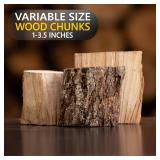 Old Potters Smoker Wood Chunks ~12 lbs for Grilling, Smoking, and Wood Fire Cooking~ 2 x 3 Inches, (Cherry, 790 Cu in.)
