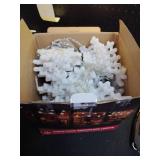 Aulanto Christmas Lights Outdoor Snowflake Lights,16.73ft 240 LED Snowflake Icicle Lights Waterproof with 20 Drops,RGB Color Changing Christmas Decorations Light for Eaves, Yard, Tree, Window, Curtain