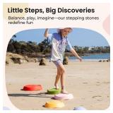 Tiny Land Stepping Stones for Kids, 5pcs Non-Slip Toddler, Sensory for Promoting Toddler