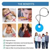 Chewy Necklaces for Sensory Kids, Silicone Chew Toy Necklaces for Aggressive Chewers with Autism, ADHD, SPD, or Special Need, 6 Packs