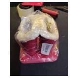 ZOOFOX 2 Pack Double Eyeglasses Holder, Plush Lined Leather Glasses Stand Case for Desk or Nightstand