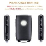 OFFCURVE Key Fob Cover for Mazda, Special Car Key Case Compatible with 2019 2020 2021 2022 Mazda 6 3 Hatchback CX30 CX5 CX9 CX10 3-4-Button Smart Key Holder Car Key Protector Accessories, White