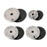 HUAREW Gas Stove Burner Caps Set, Cooker Hat Set Suitable for Most Gas Stove Burners, 1 Large, 1 Small, 2 Middle