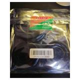 HUAREW Gas Stove Burner Caps Set, Cooker Hat Set Suitable for Most Gas Stove Burners, 1 Large, 1 Small, 2 Middle