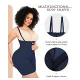 SHAPELLX Colombians Fajas for Women BBL Stage 2 Shapewear Tummy Control Post Surgery Compression Garment with Zipper Closure XL