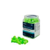 Flents Protechs Foam Ear Plugs, 50 Pair for Sleeping, Snoring, Loud Noise, Traveling, Concerts, Construction, Studying, Work, Shooting, Contour to Ear, NRR 33, Noise Cancelling, Green, Made in the USA