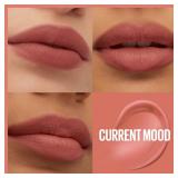 MAYBELLINE Super Stay Teddy Lip Tint, Long Lasting Matte Lipstick For Up To 12HR Wear, Current Mood, 1 Count
