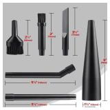 Shop-Vac Micro Cleaning Nozzle Kit, 1-1/4\" Detailed-Cleaning Attachments for Compact Wet Dry Shop Vacuum, Storage Bag Included, 6 Pieces