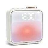 AIRIVO Alarm Clock Night Lights, Built-in Battery Alarm Clock for Bedrooms, 6 Scenes & White Noise Sync, Dual Alarms & Snooze, for Heavy Sleepers, Gifts for Kids Teens