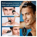 Winsea Ear and Nose Hair Trimmer for Men and Women â Travel Trimmer, High-Precision Nose Shaver, USB Rechargeable, Waterproof, Safe & Quiet Operation, Portable Ear Hair Remover Design