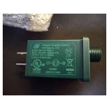 Feekoon 2 Pack Replacement Yard Inflatable Adapter, 12vdc 1.5a Class 2 Power Supply for Xmas Tree Lights, Halloween Christmas Inflatable Decoration, 120v 60hz Yard Inflatable Power Supply Plug