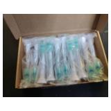 Toptheway Plaque Control Toothbrush Replacement Heads Compatible with Philips Sonicare Replacement Heads, 4100 5100 5300 and Most Click-on Electric Toothbrushes, 10 Pack