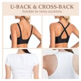 Jelly Wireless Push Up Seamless Sleep T Shirt Bras with Support and Lift for Women Soft Full Coverage No Underwire Comfortable Everyday Bra Black XL