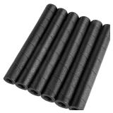 UCandy 6 Pack Pipe Insulation Foam Tube, 15.7\" Black Foam Pipe Covers Multi-Purpose Soft Tubing for Outdoor Indoor Swimming Pool Handle Water Pipe AC Uint