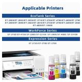 Xcinkjet T502 T522 Ink Refill Bottles Replacement for ET-2800 ET-2803 ET-2850 ET-3850 ET-2720 ET-4800 ET-15000 ET-2400 ET-2840 ET-4700 ET-4810 ET-4850 T522 T502 Eco Tank Printer (2BK C M Y)