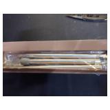 AIZESI 2PCS Tension Rods for Windows 28 to 48 Inch Spring Tension Curtain Rod 7/8 Inch Adjustable Curtain Rods Small Tension Rod No Drill Spring Tension Rod for Window or Shower, Silver