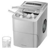 Gray electronic ice maker insignia brand